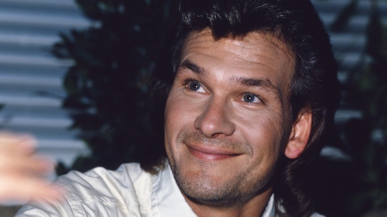 Patrick Swayze posing