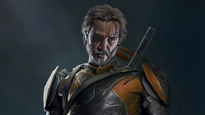 Deathstroke menacing expression