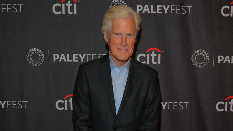 Keith Morrison leaning at event