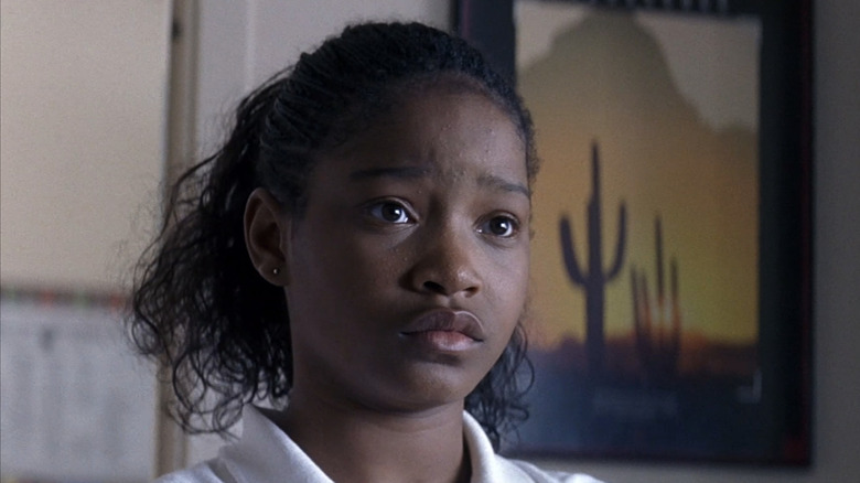 Young Keke Palmer looking worried