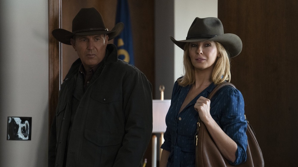 John and Beth Dutton in hats