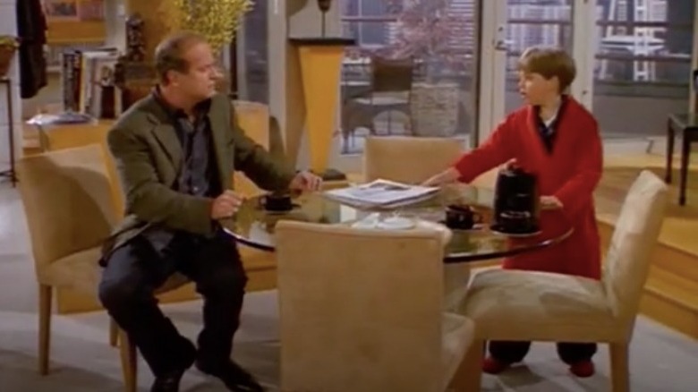 Frasier and Frederick Crane talking