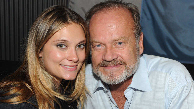 Spencer Grammer and Kelsey Grammer smiling