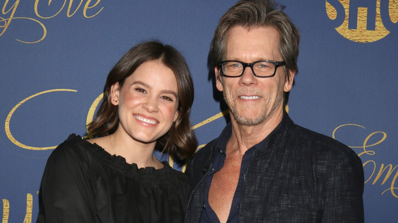 Sosie and Kevin Bacon at the Showtime Emmy party