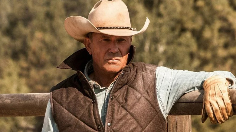 Kevin Costner playing John Dutton in Yellowstone