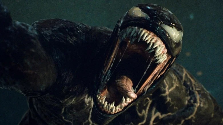 Venom opening wide