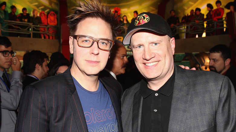 James Gunn and Kevin Feige