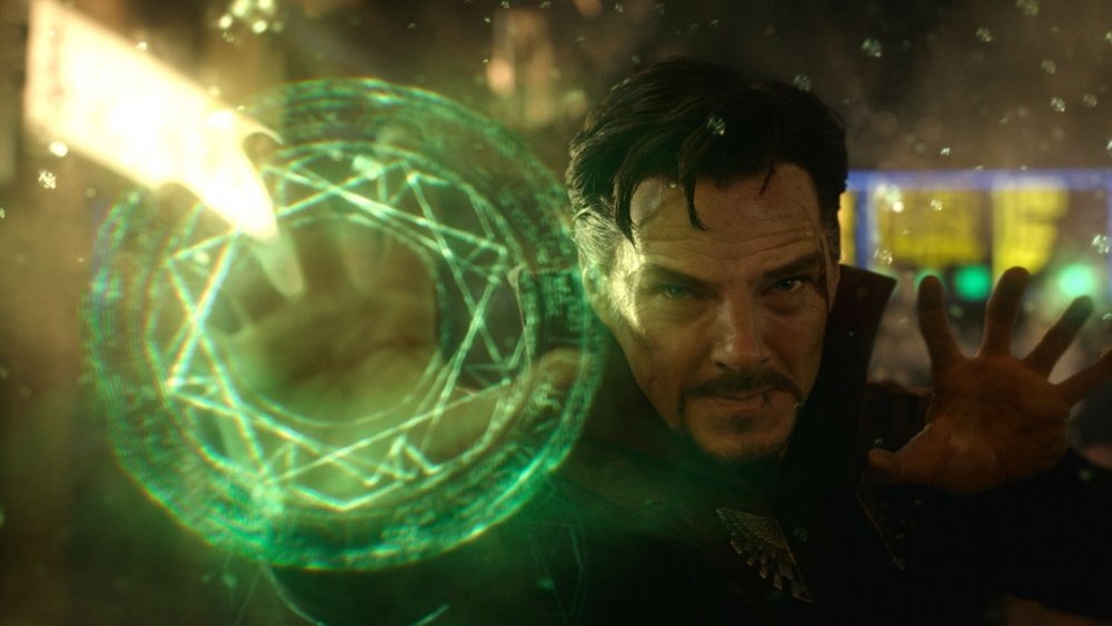 Doctor Strange casting a spell