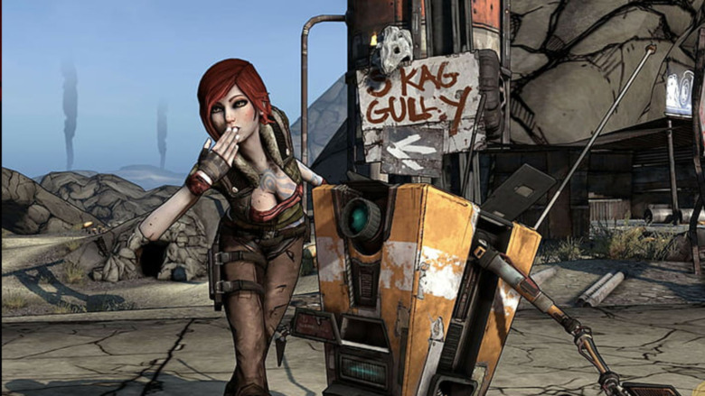 Lilith and Claptrap taunting