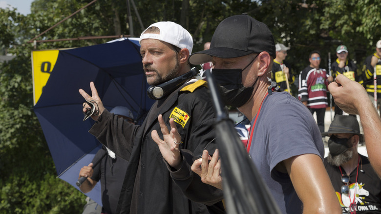 Kevin Smith directing Clerks III