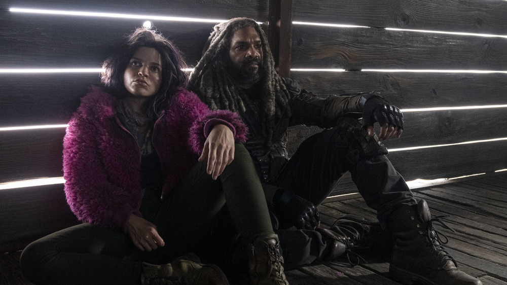 Paola Lázaro as Juanita 'Princess' Sanchez, Khary Payton as Ezekiel - The Walking Dead _ Season 10, Episode 20 