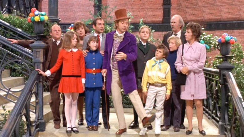 Scene from Willy Wonka and the Chocolate Factory