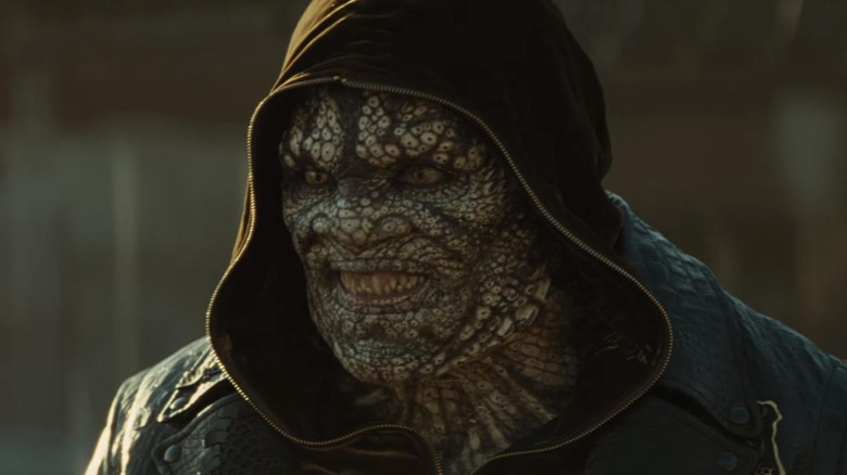 Killer Croc leather jacket hood