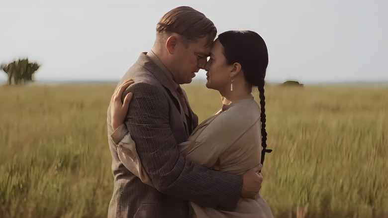 Mollie Ernest hugging in field 