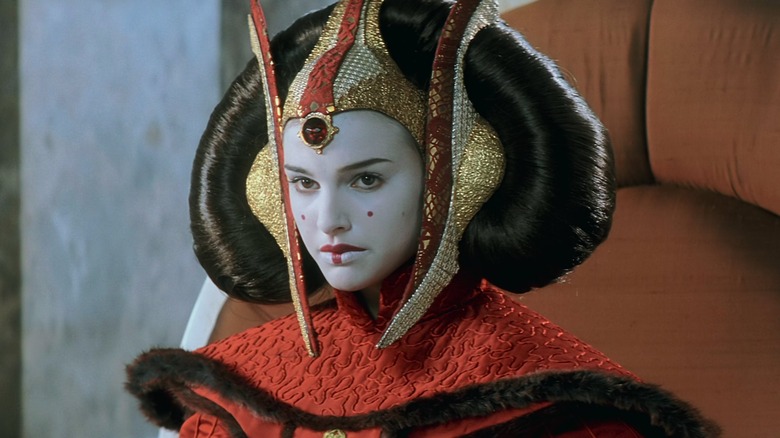 Queen Amidala on throne