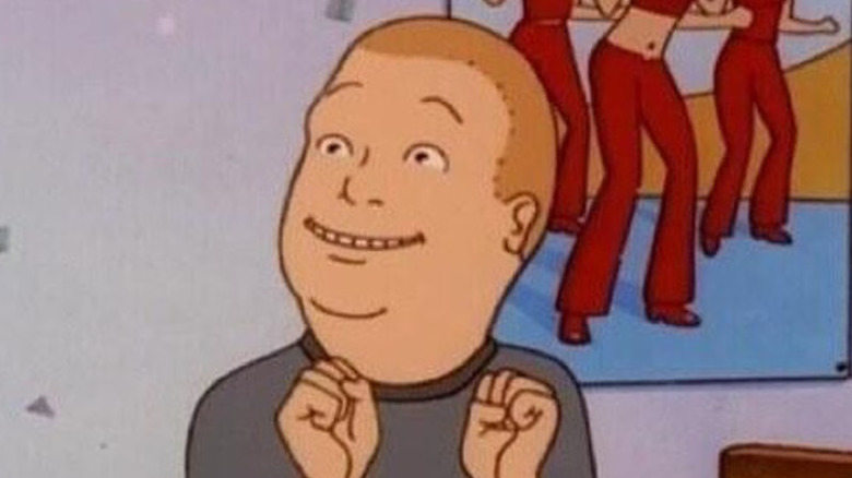 Bobby Hill looking giddy