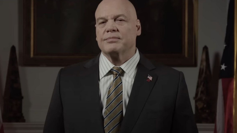 Mayor Wilson Fisk stands in his office in Daredevil: Born Again (2025)