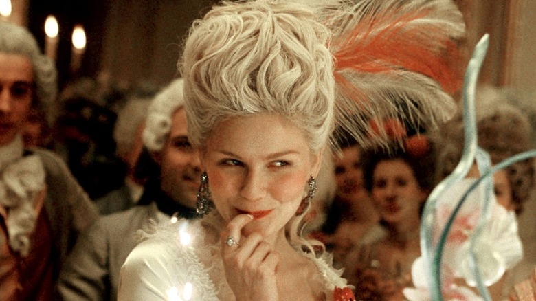 Marie Antoinette smirking