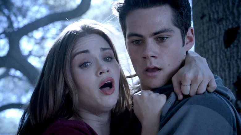 Holland Roden and Dylan O'Brien in Teen Wolf