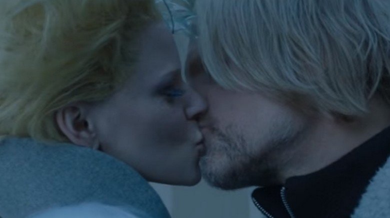 Woody Harrelson and Elizabeth Banks in The Hunger Games: Mockingjay -- Part 2