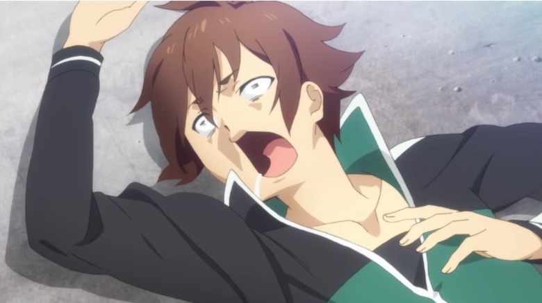 Kazuma dying from shock