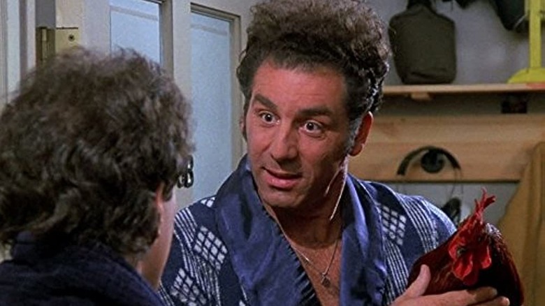 Kramer shows Jerry his rooster