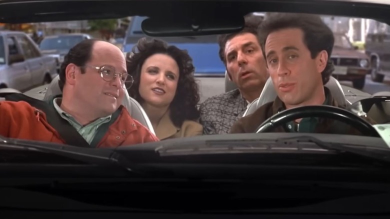 The gang drives into Manhattan