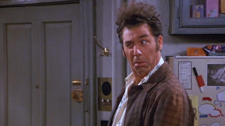 Kramer gives a crooked eye