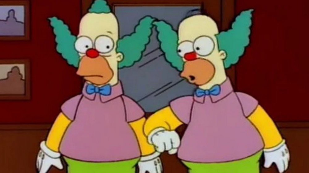 Krusty the Clown and Homer Simpson