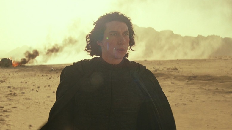 Kylo Ren in desert