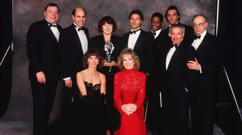 The cast of L.A. Law posing