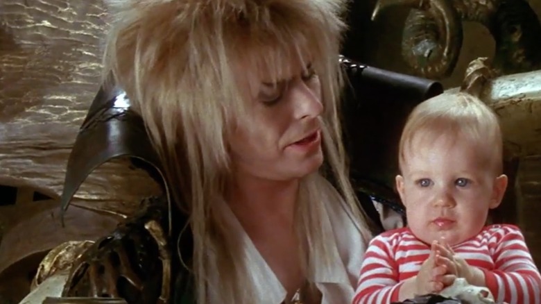 Jareth holding Toby