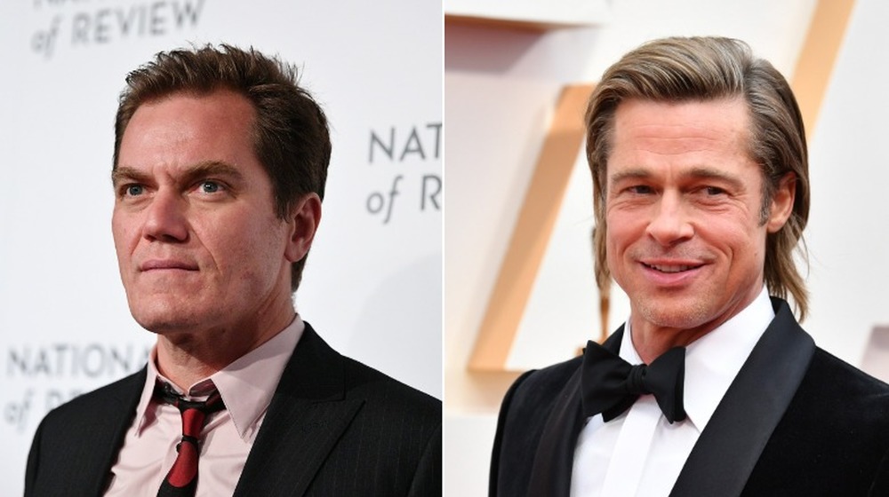 Michael Shannon at the National Board of Review 2020 Awards and Brad Pitt at the 2020 Academy Awards