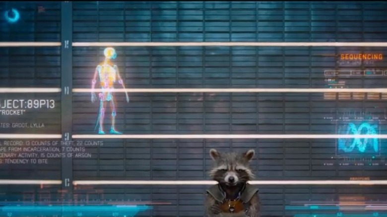 Rocket being imprisoned guardians of the galaxy