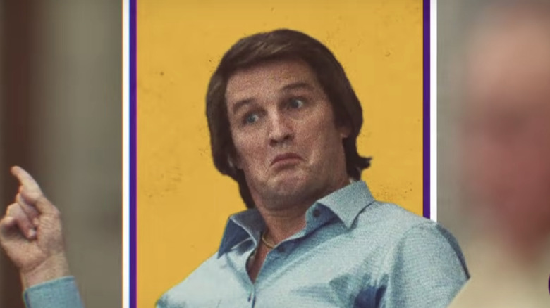 Jason Clarke portraying Jerry West in HBO's Winning Time