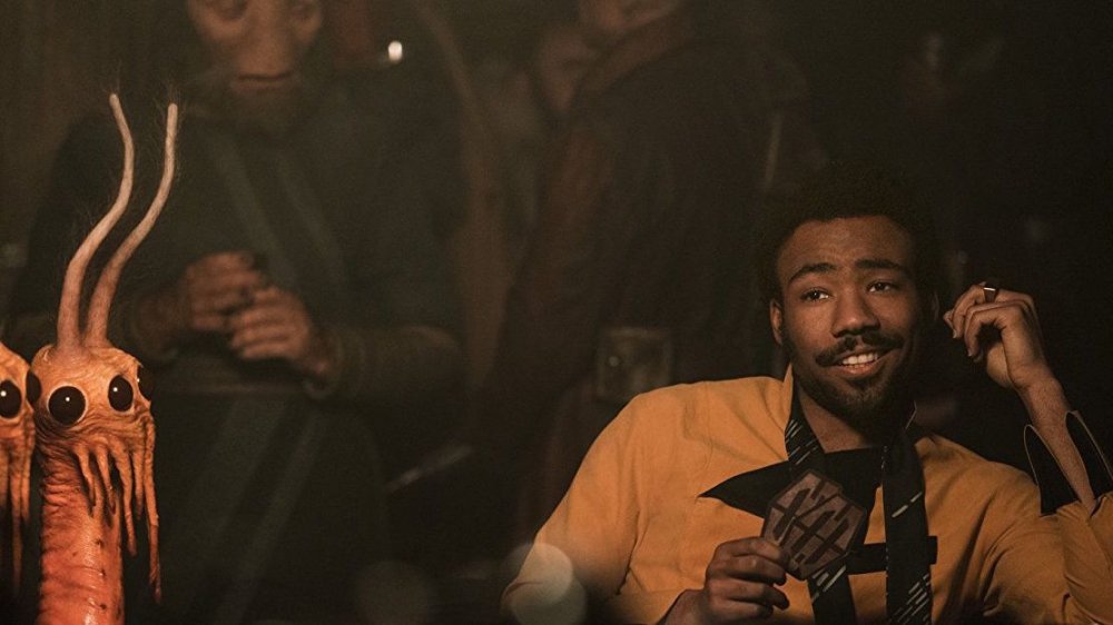 Lando plays sabacc in Solo: A Star Wars Story