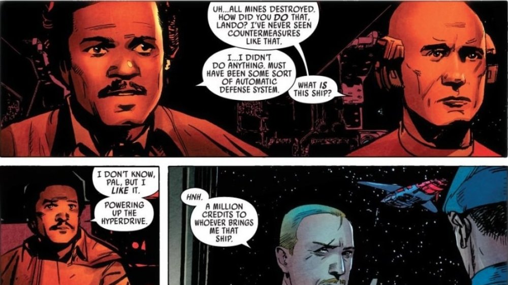 Lando and Lobot in the Lando comic series