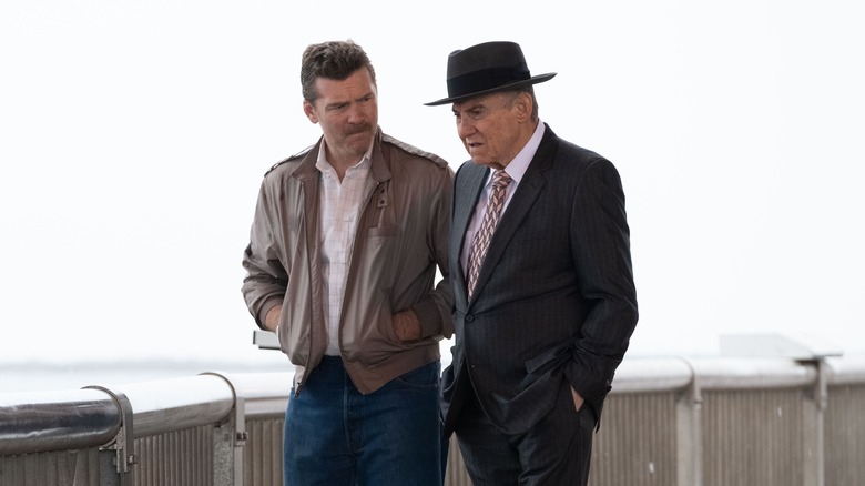 Sam Worthington and Harvey Keitel in 'Lansky'