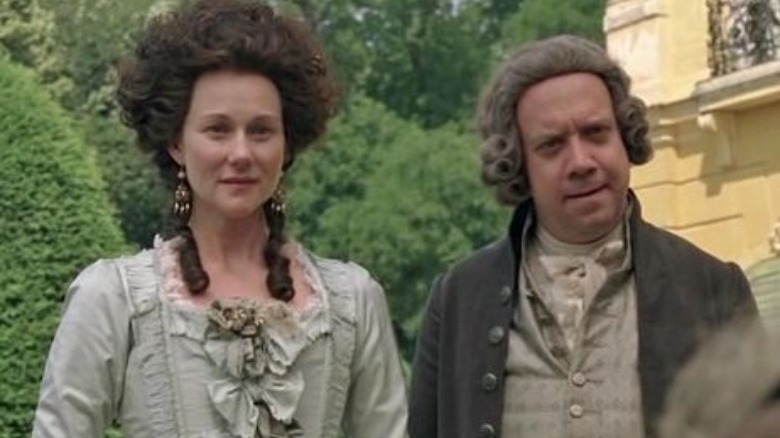 Laura Linney and Paul Giammiti in John Adams