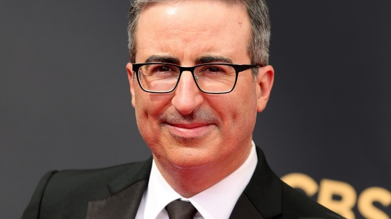 John Oliver on the red carpet