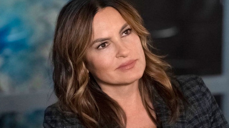 Olivia Benson smirking