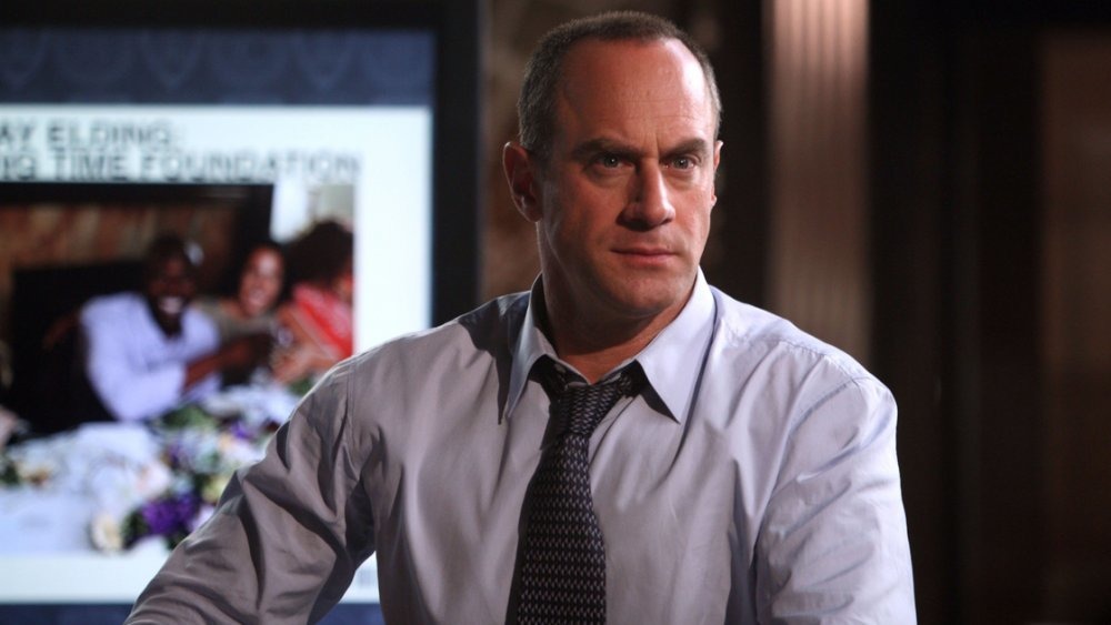 Christoper Meloni staring