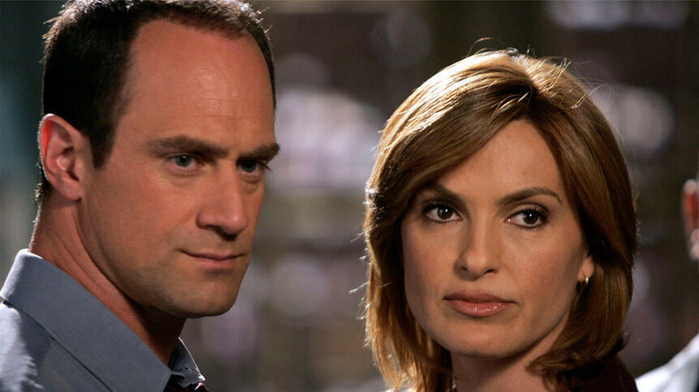 Stabler and Benson staring