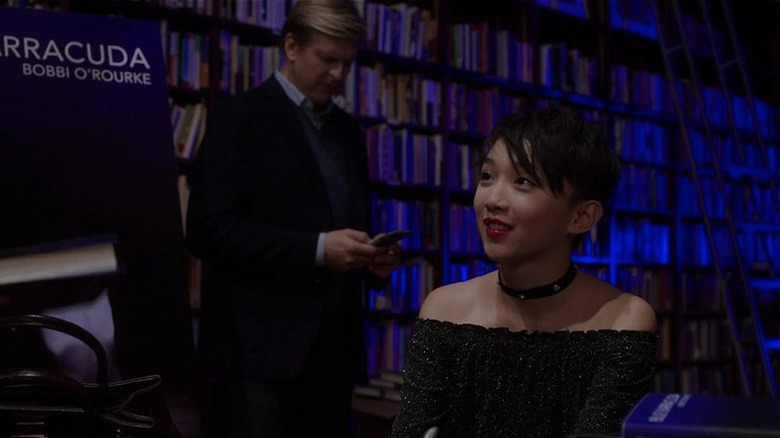 Bobbi smiling at a book signing