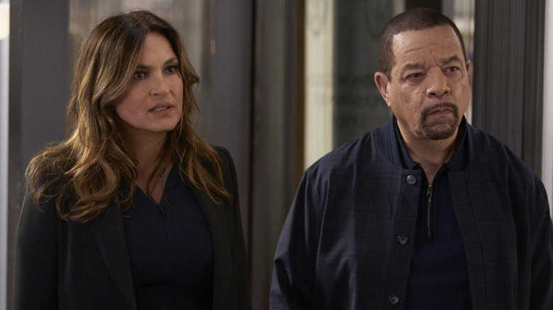 Mariska Hargitay and Ice-T in Law & Order: SVU