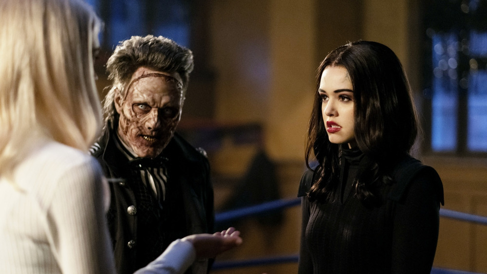 The Necromancer taunts Josie and Lizzie on Legacies