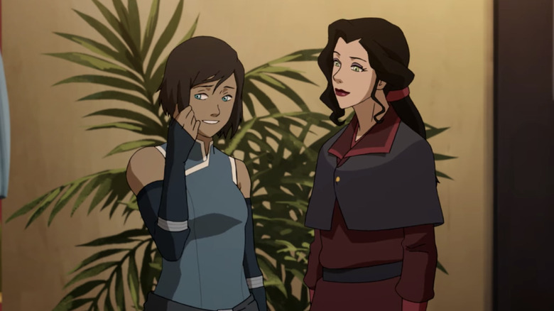 Korra and Asami reunited in Legend of Korra