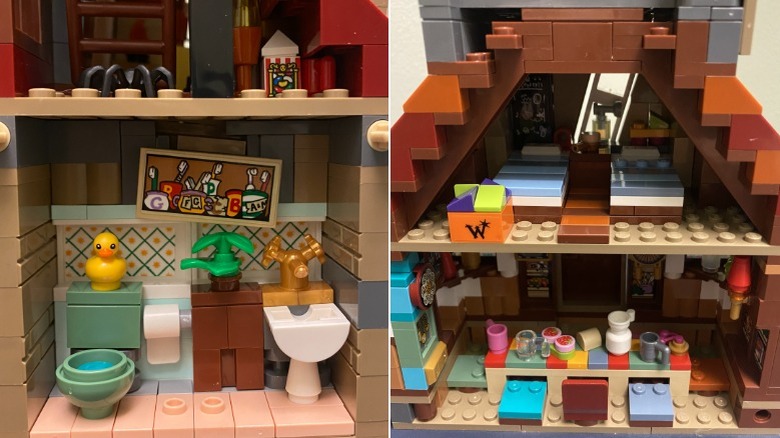 LEGO's The Burrow interior