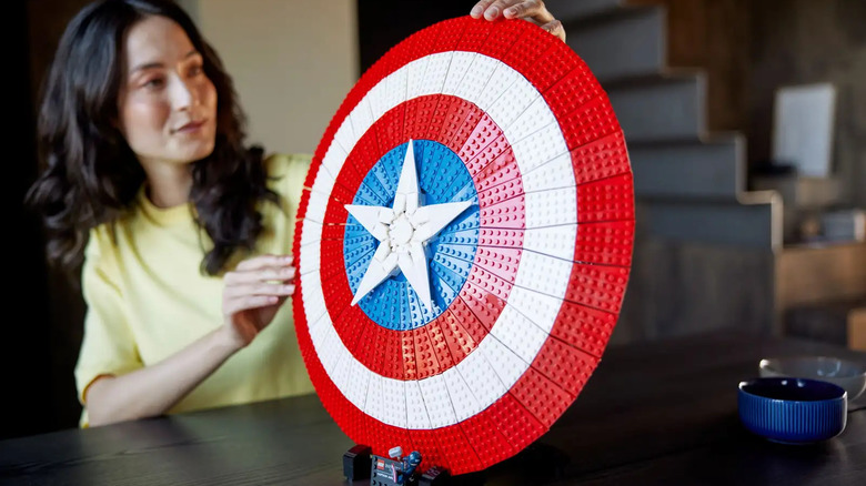 Woman with LEGO Shield 