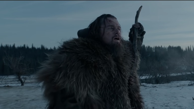 Leonardo DiCaprio in The Revenant